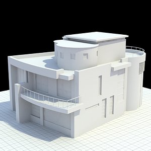 single family luxury 3d 3ds