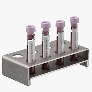 coronavirus blood samples 02 3D