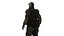 Nowoczesny model żołnierza wojskowego 3D GameReady Rigged