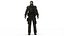 Nowoczesny model żołnierza wojskowego 3D GameReady Rigged