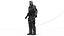 Nowoczesny model żołnierza wojskowego 3D GameReady Rigged