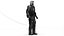 Nowoczesny model żołnierza wojskowego 3D GameReady Rigged