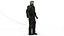 Nowoczesny model żołnierza wojskowego 3D GameReady Rigged
