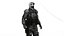 Nowoczesny model żołnierza wojskowego 3D GameReady Rigged