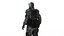 Nowoczesny model żołnierza wojskowego 3D GameReady Rigged