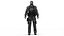 Nowoczesny model żołnierza wojskowego 3D GameReady Rigged