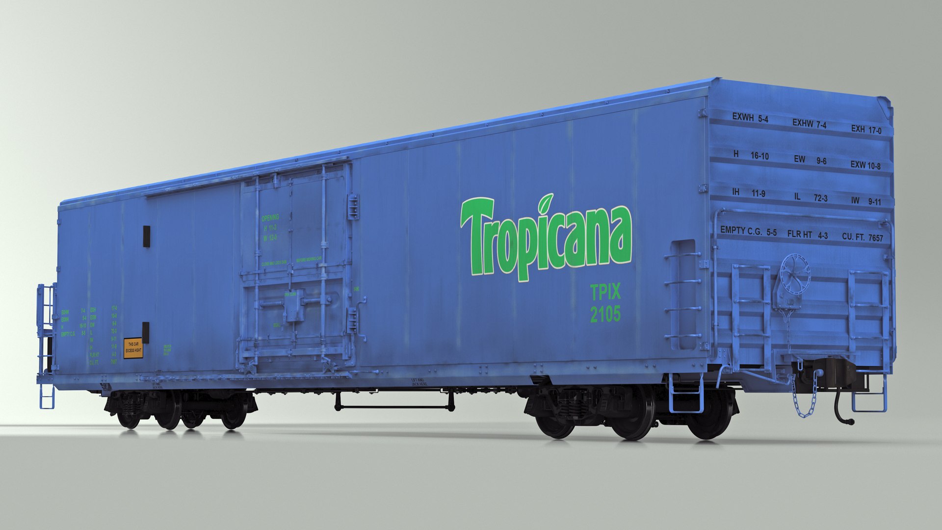 3D model Tropicana Refrigerated Boxcar Train https://p.turbosquid.com/ts-thumb/sX/0Qycpz/fr/tropicanarefrigeratedboxcartrain3dmodel014/jpg/1713241575/1920x1080/fit_q87/8874b9857fed73cb807482abe673648f289335ac/tropicanarefrigeratedboxcartrain3dmodel014.jpg