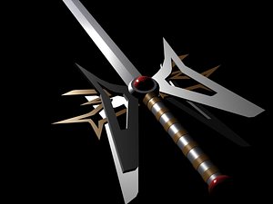 3d model sword