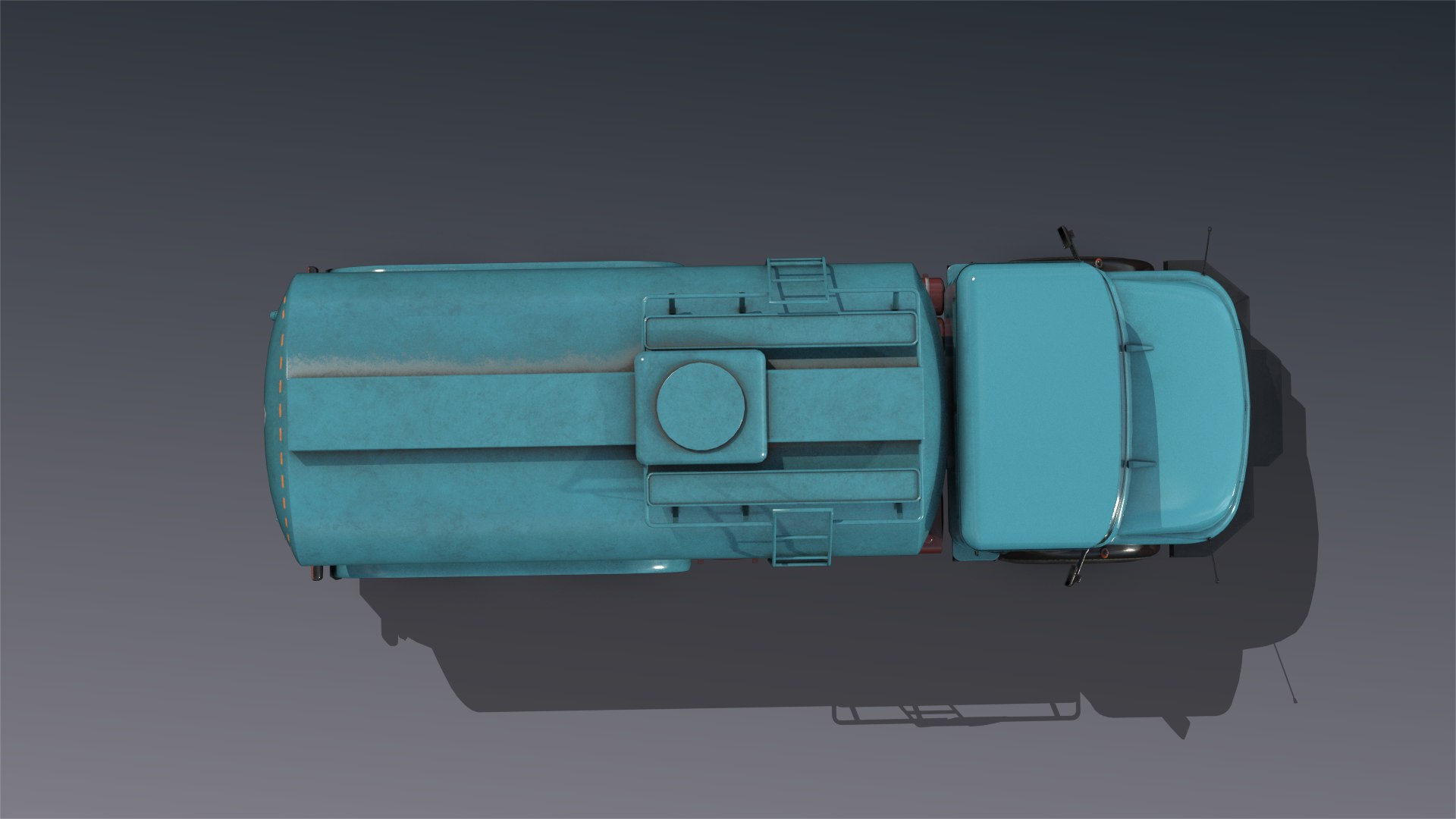 Low-poly Mercedes L2624 Tanker Truck Model - TurboSquid 1638819