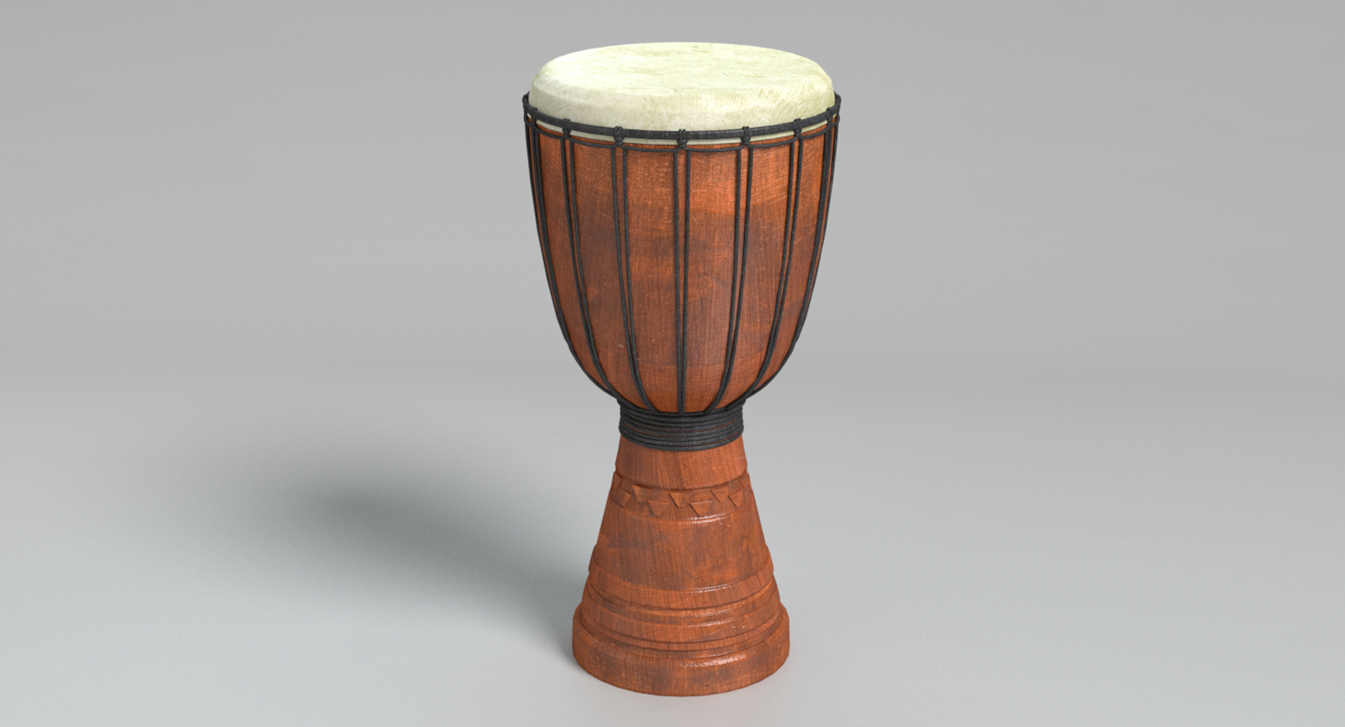 3d model djembe drum