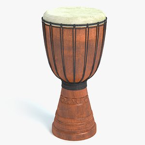 3d model djembe drum