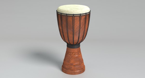 3d model djembe drum