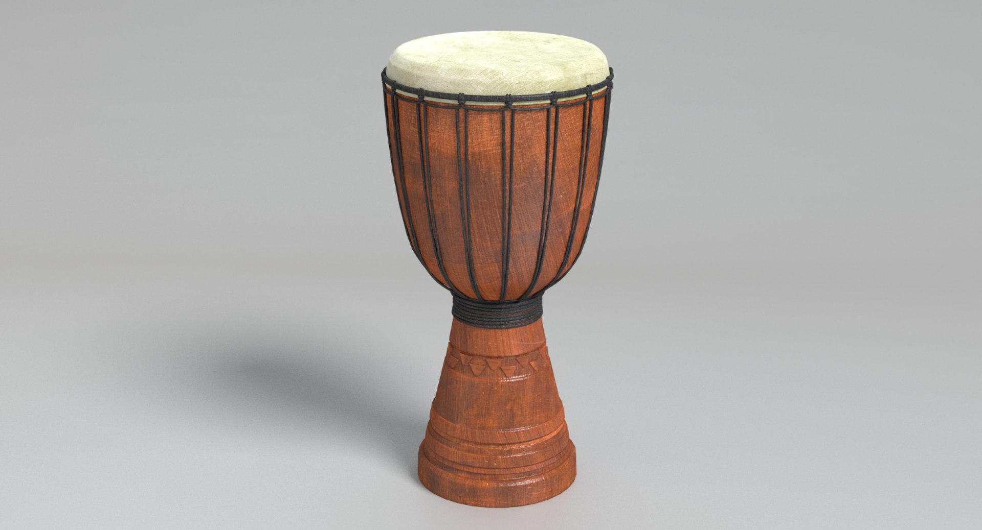 3d model djembe drum