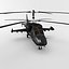 alligator helicopter military 3d model