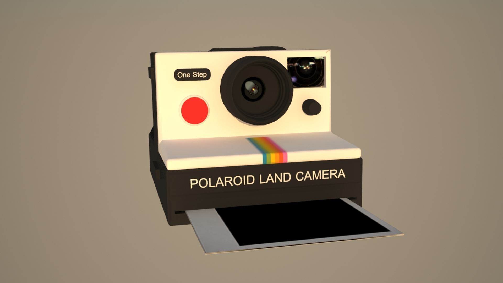 3d Model Polaroid Step