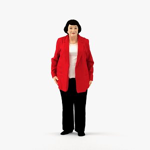 scanned realistic human 3D model
