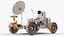 Lunar Roving Vehicle with Astronaut