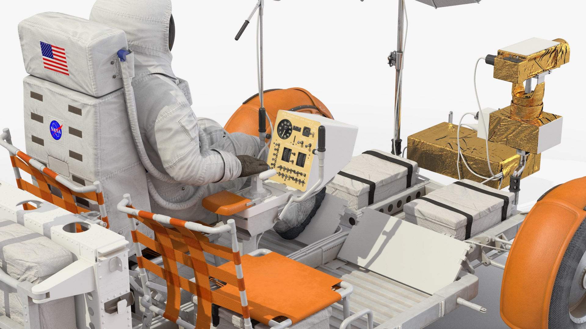Lunar Roving Vehicle with Astronaut model https://p.turbosquid.com/ts-thumb/sX/DAeL2c/zI/lunarrovingvehiclewithastronaut3dsmodel016/jpg/1643958970/1920x1080/fit_q87/4f20457cbe5210c9aa0f1c319f0f292a95a3f021/lunarrovingvehiclewithastronaut3dsmodel016.jpg