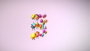 cartoon birds
