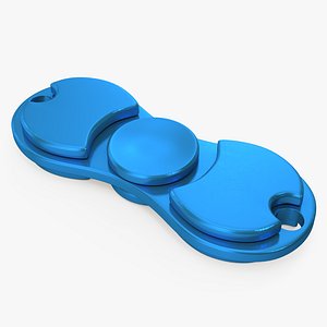 Fidget Toy Hand Spinner Double Arms 3D Model