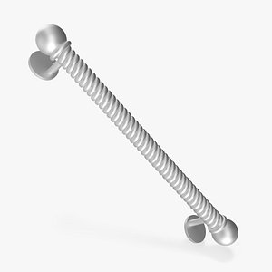 3D Spiral Door Handle Metal