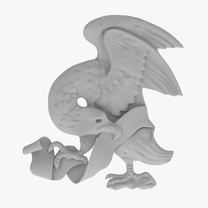 3D model Gothic Ornament 080
