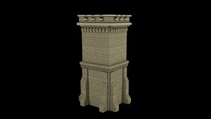 Castle Tower 3D model