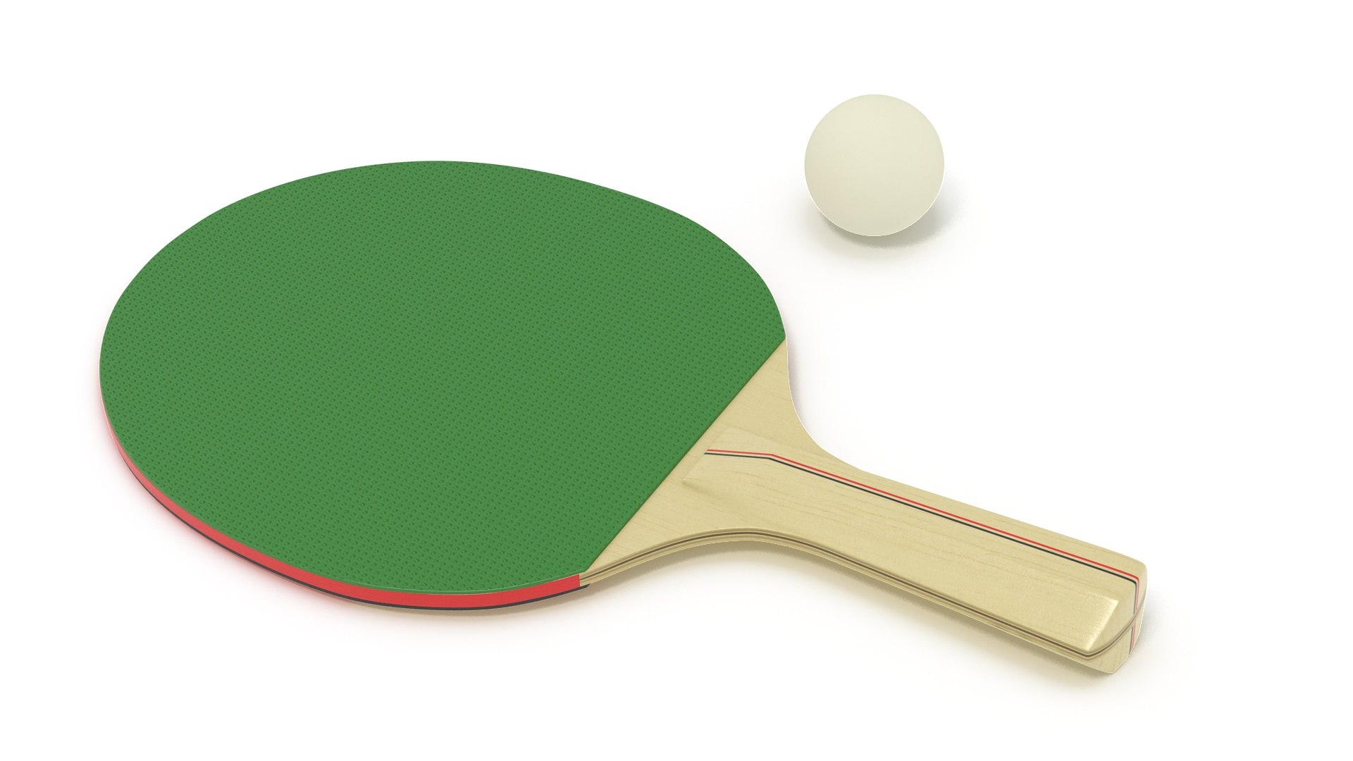 3D Model Table Tennis Racket - TurboSquid 2214161