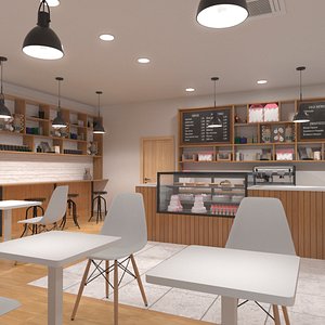 Small Coffee Shop Interior