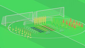 3D Football Soccer Training Equipment