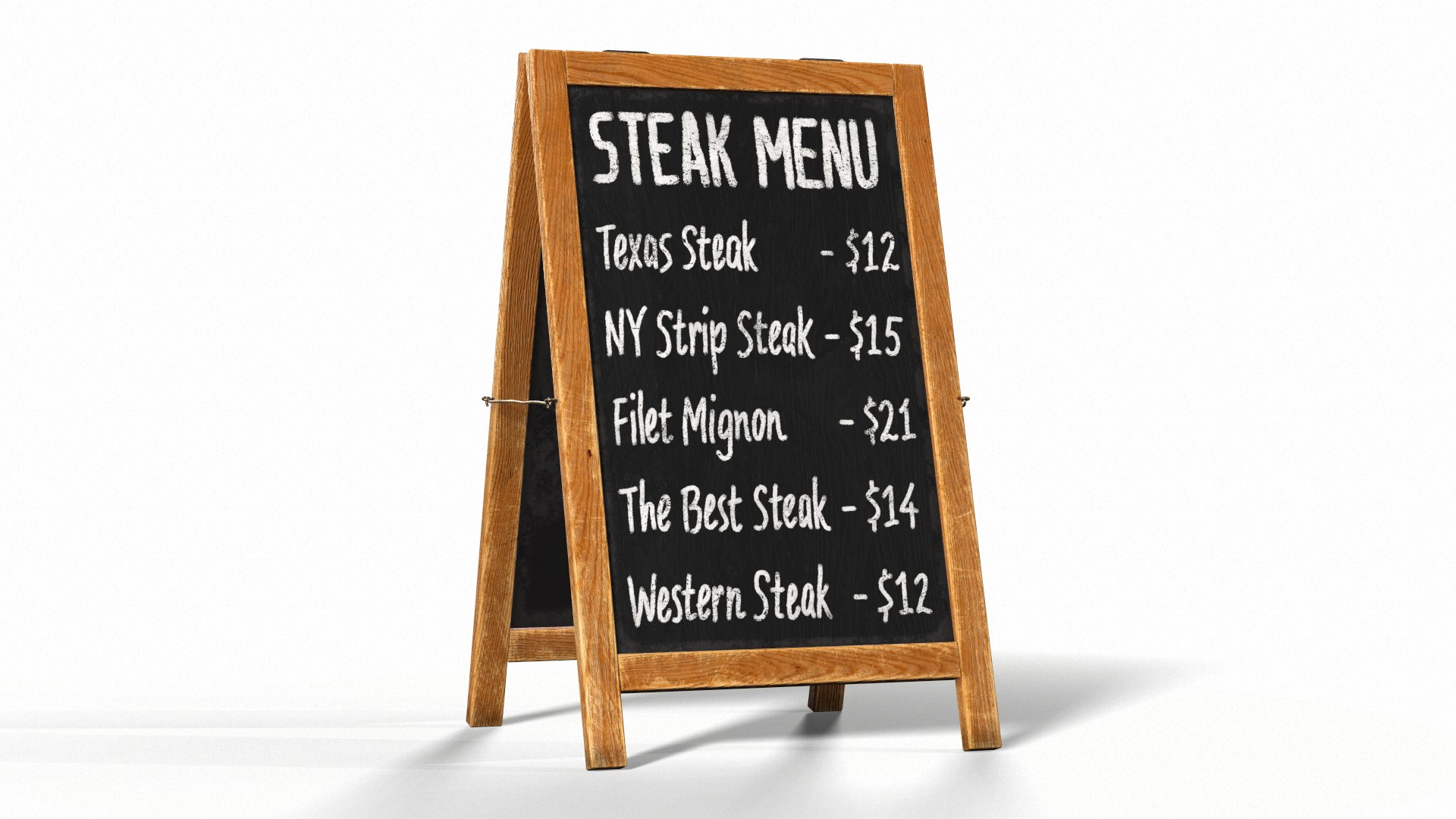 3D menu board pbr low-poly - TurboSquid 1705704