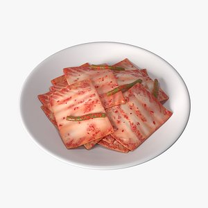 Kimchi - Korean food 3D