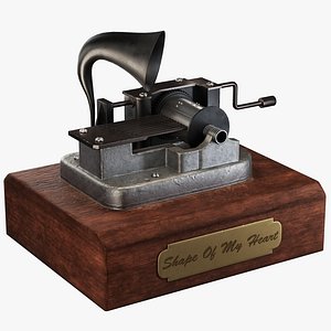 3D Music Box  - Game Asset - model
