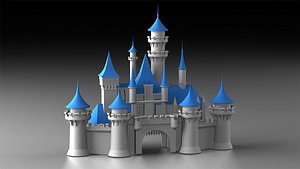Disney Cinderella Castle + Logo and Animated