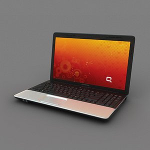 compaq notebook 3d model