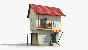 3D cartoon house model