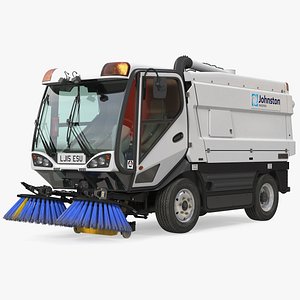 Johnston CX400 Road Sweeper Rigged