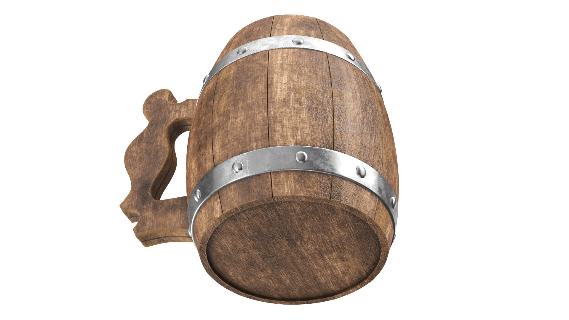 3D Real Wooden Cup Model - TurboSquid 1614807