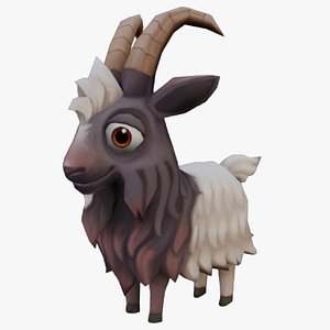 Cute Goat 3D model