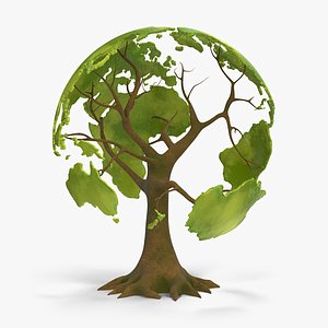 tree globe 3D