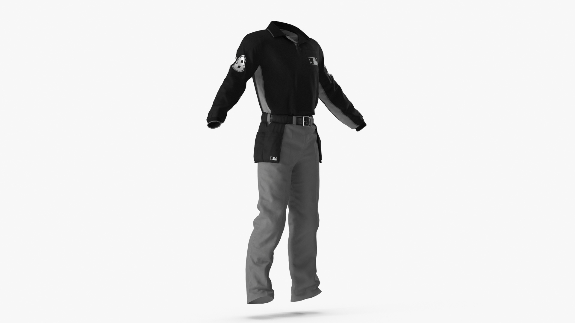Baseball Umpire Uniform Model TurboSquid 2297414