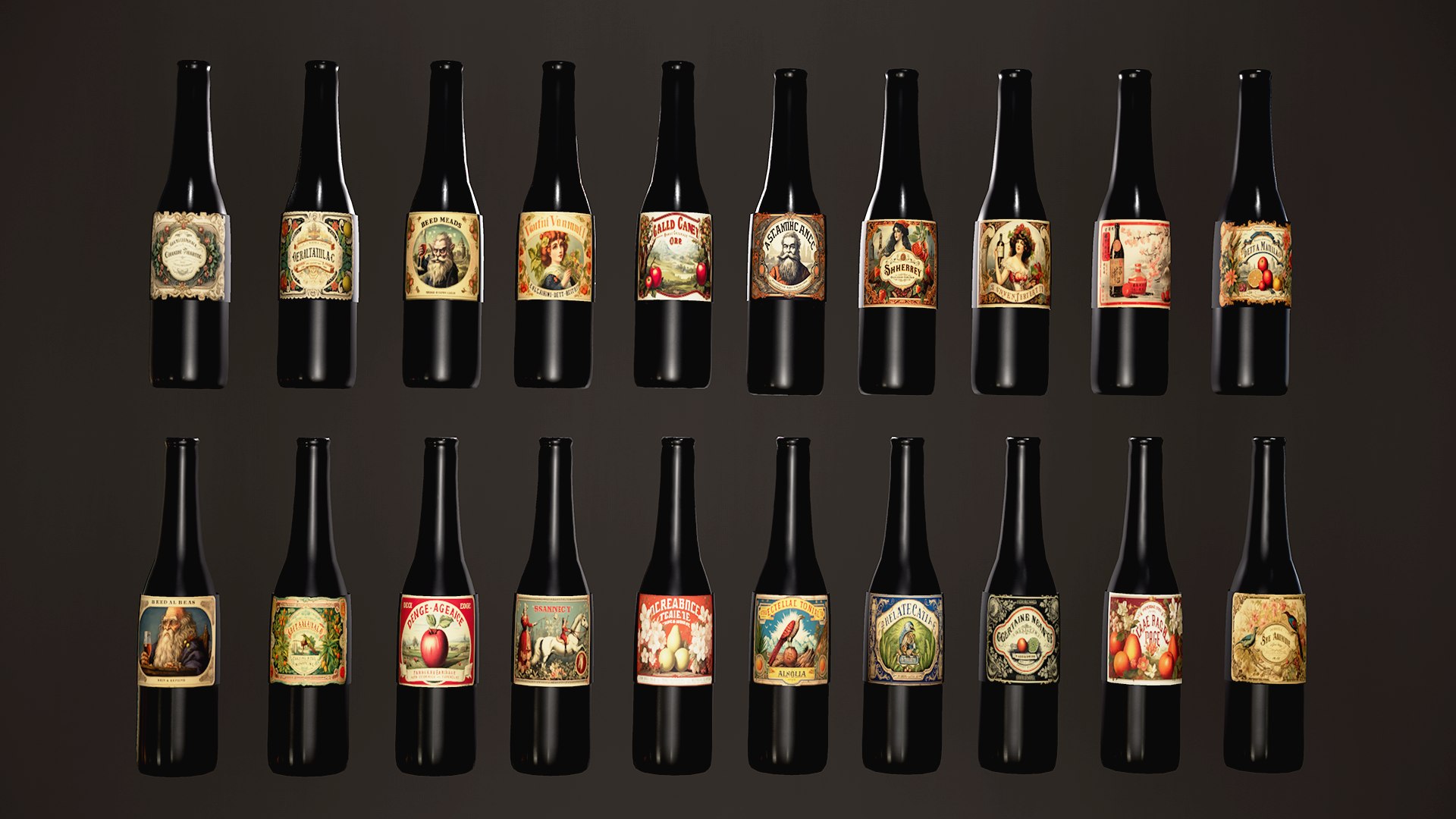 Alcohol Model - TurboSquid 2518637