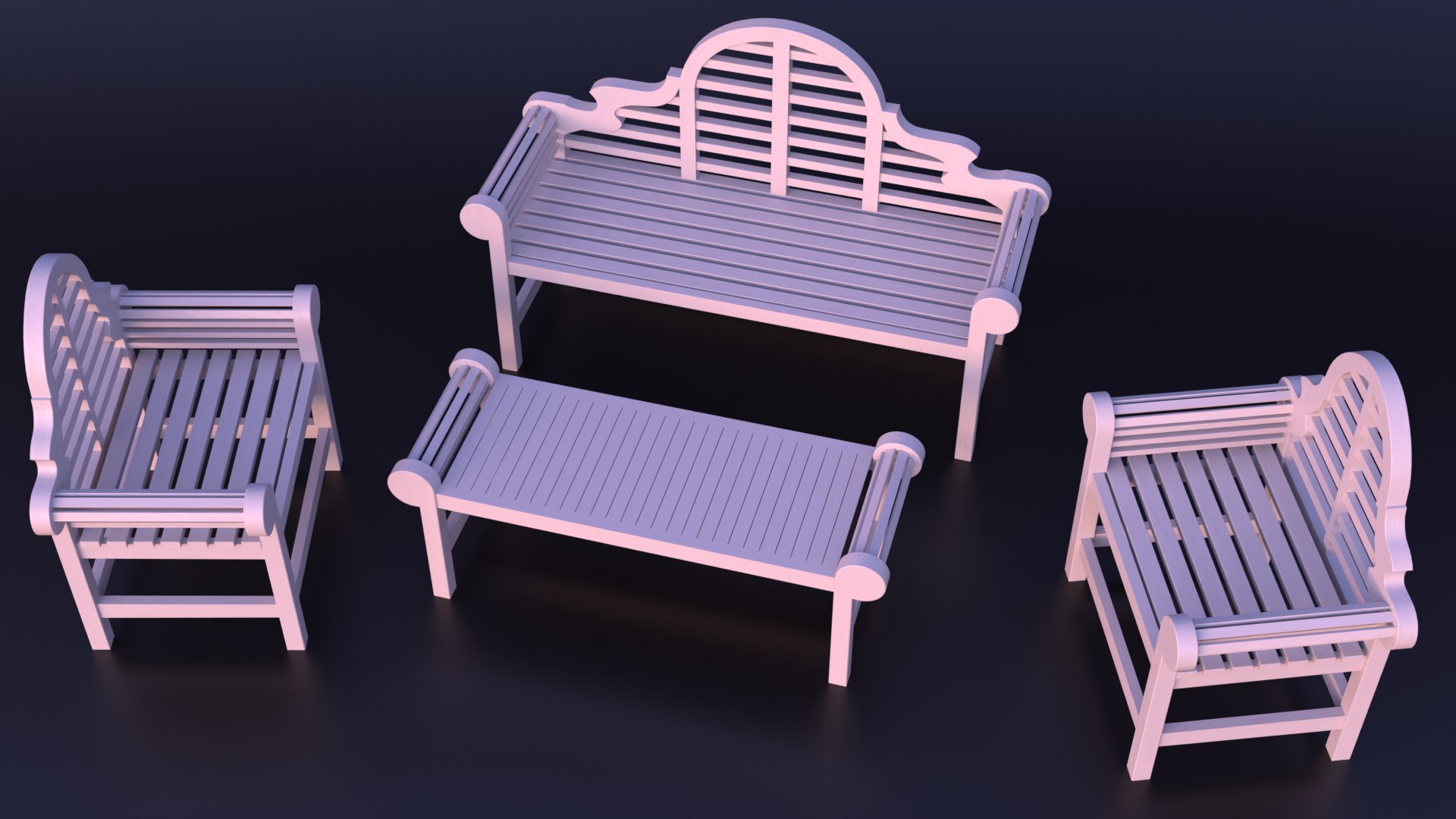3D model Marlborough  garden furniture set https://p.turbosquid.com/ts-thumb/sX/e0P5Sj/pF/white_top/png/1746622397/1920x1080/fit_q87/ad7bd9ade39c69a8ccec8cdb086050ff9ba0dd51/white_top.jpg