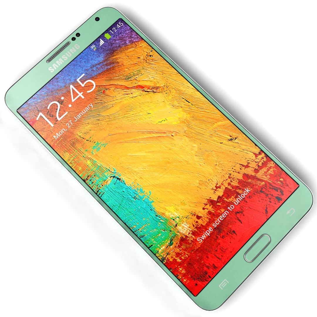 3d Definition Samsung Galaxy Note Model