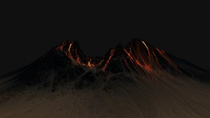 volcano obj