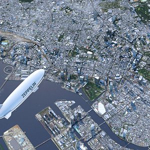 tokyo city building 3D model