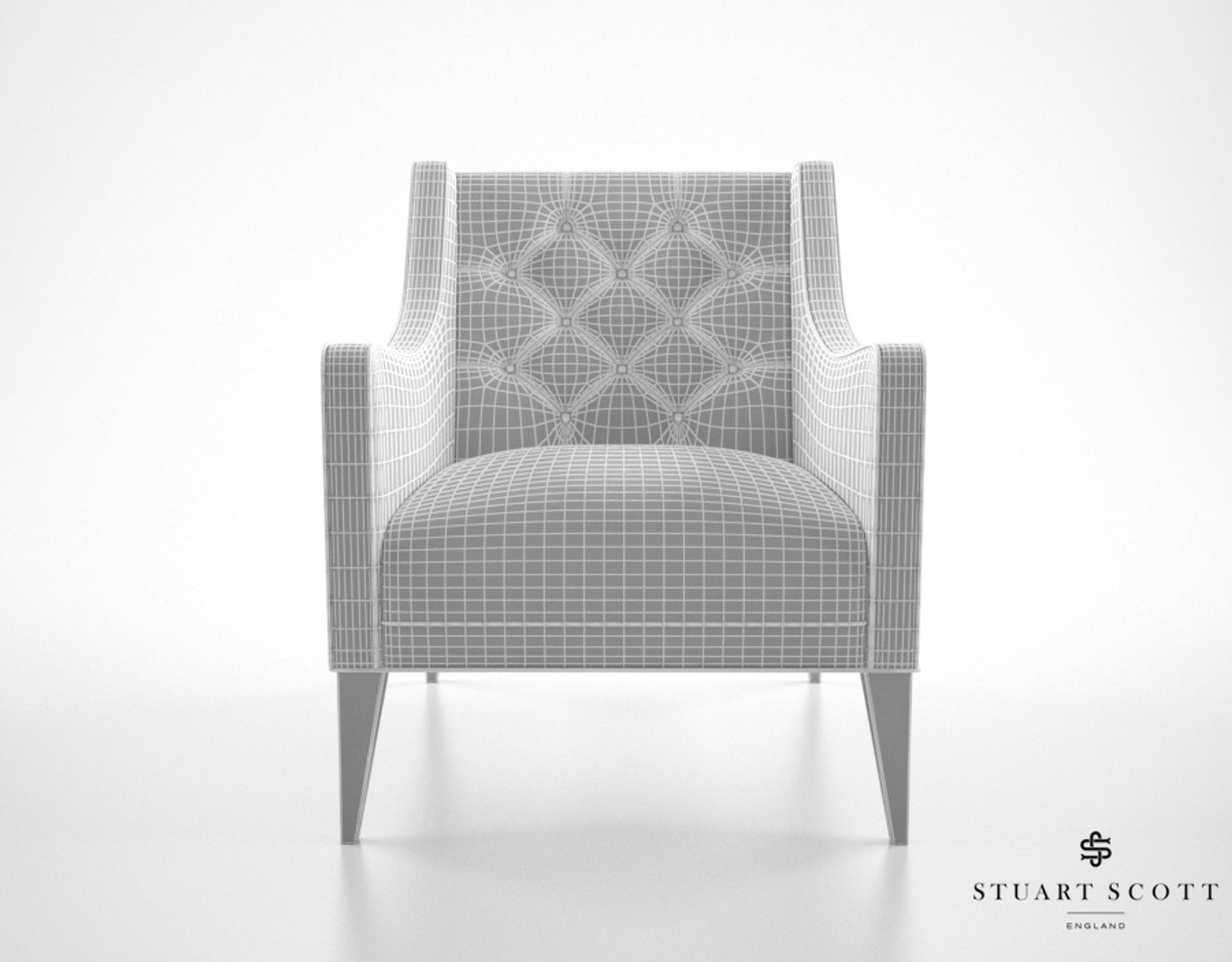 stuart scott sartor chair 3d model