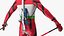 Biathlonista w pełni wyposażony, uzbrojony