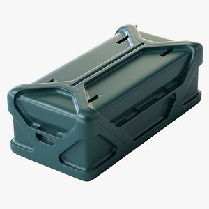 sci fi container 3d max