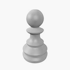 chess pawn 3D model